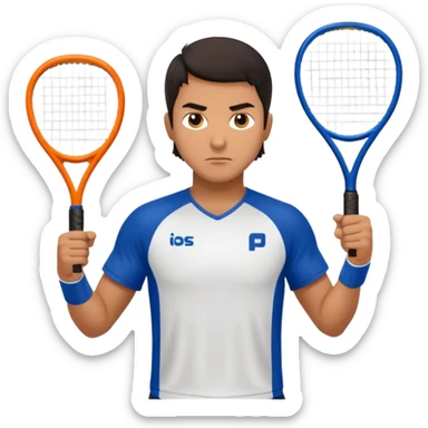 padel player latino sticker