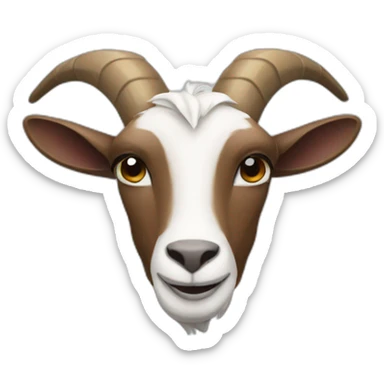 The football goat sticker