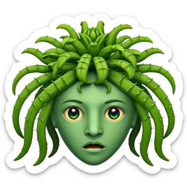 Euphorbia Medusa's Head sticker