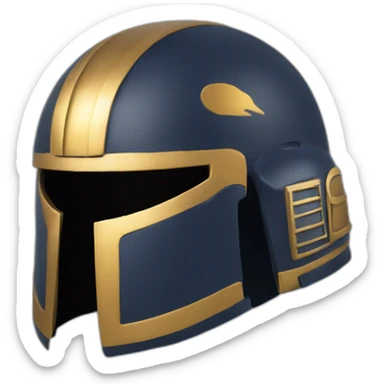 spacemarine helmet sticker