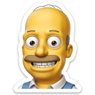 the simpsons, Different every character, only one at a time. sticker