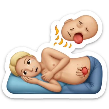 debilitating menstrual pain sticker