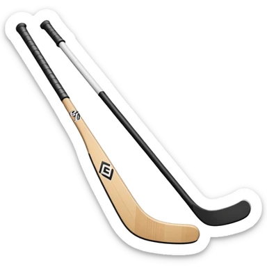 Hockey goalie stick sticker