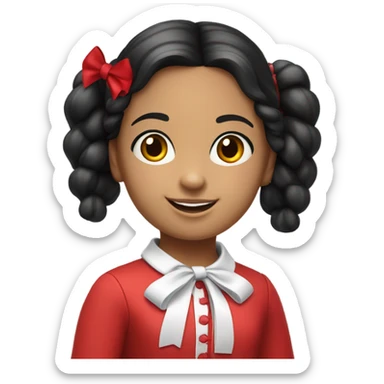 Squid game doll young hee sticker