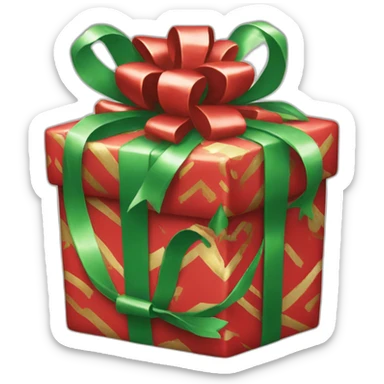 christmas presents sticker