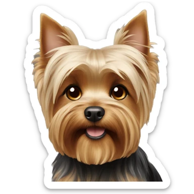 Yorkshire terrier dog sticker