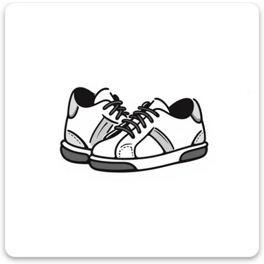 a pair of children's shoes, small sneakers or sandals, with cute details, in pastel colors dd9fb0, ffc6d3, a3bfc9, c4bee2, f1b091, detailed hand-drawn doodle style sticker