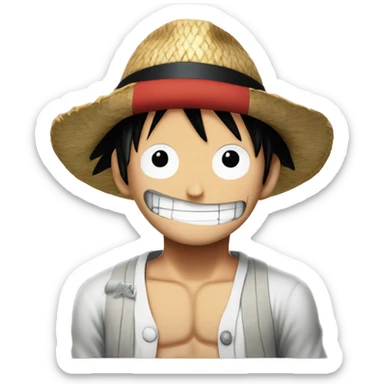 One piece Luffy  sticker