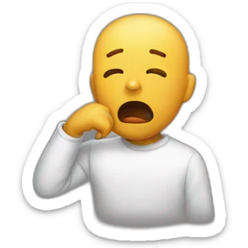 Side perspective, Loud Coughing kid, sound lines sticker