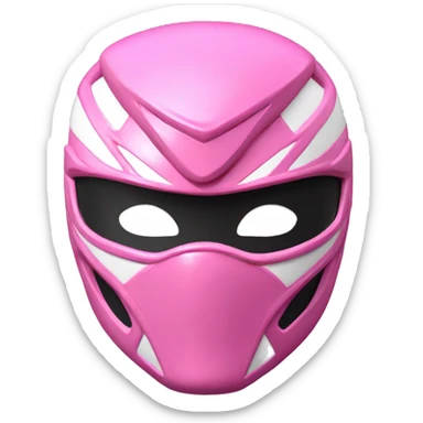 pink power ranger sticker
