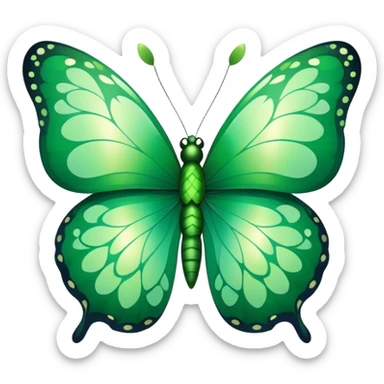 St Patrick’s Day inspired butterflie sticker