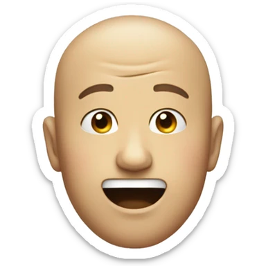 們 sighing face sticker