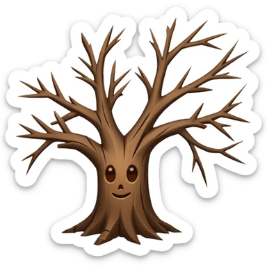 Broken Tree Branches sticker