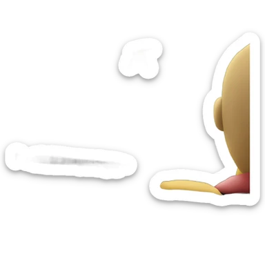 gazing at the open road in car  sticker