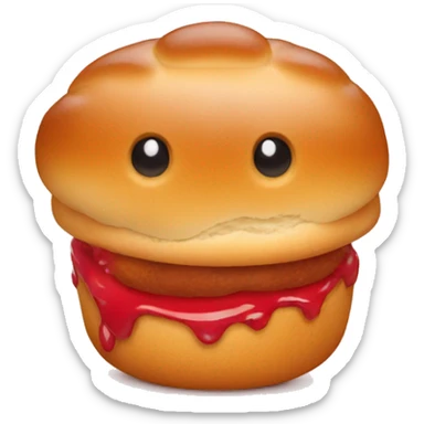 Le mot brioche en rouge  sticker