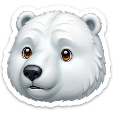 white winter & artic animal (except bear)  sticker