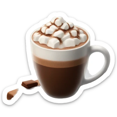 winter hot chocolate starbucks  sticker
