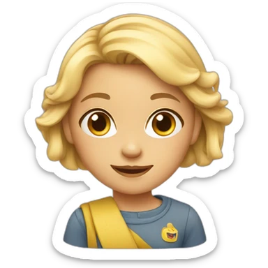 swedish girl sticker