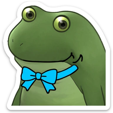 Pink makeup bag with bows  sticker