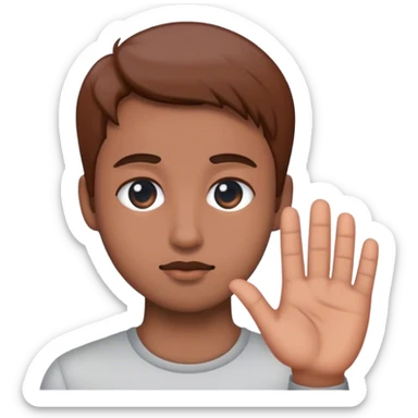 Someone giving sideye sticker