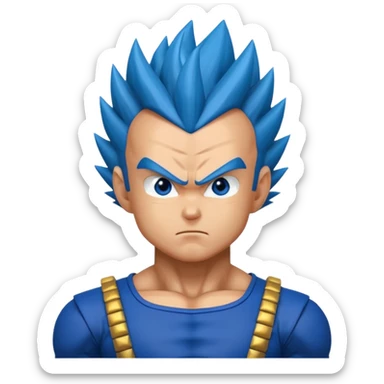 Vegeta blue sticker