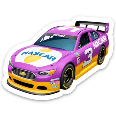 NASCAR BEING ON PRIME VIDEO EMOJI FOR FANS sticker