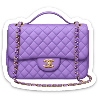 Lavender Chanel Bag sticker