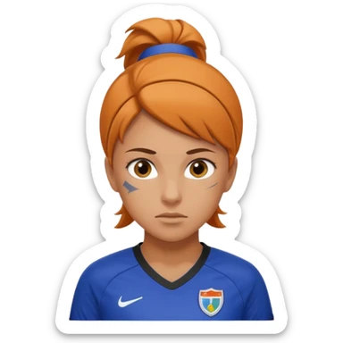 Futbolista femenina sticker