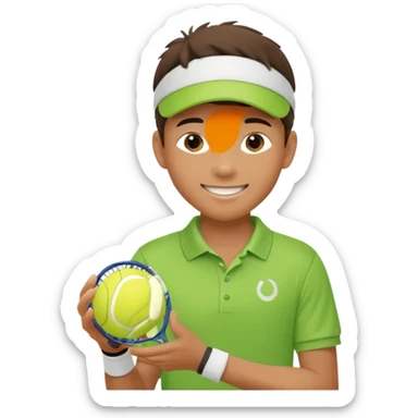 Zesty ball boy sticker