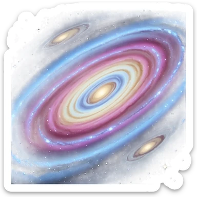 andromeda galaxy sticker
