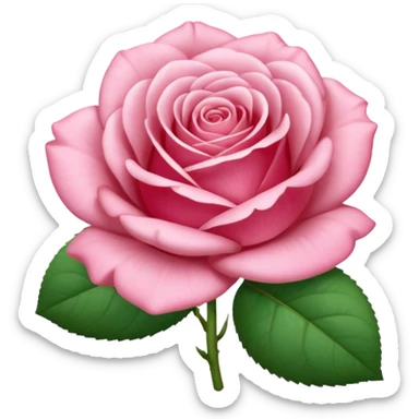 fleur de tiaré rose réaliste sticker