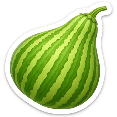 Ridged Gourd sticker