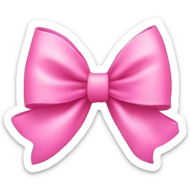 Pink bow  sticker