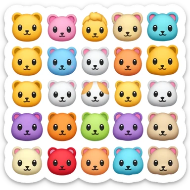 Plushies sticker
