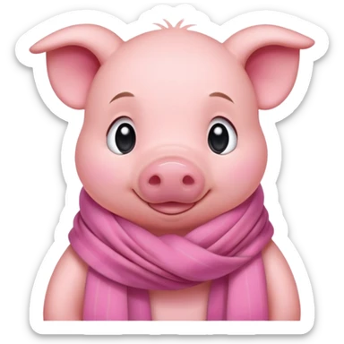 Piglet from Winnie the Pooh sticker