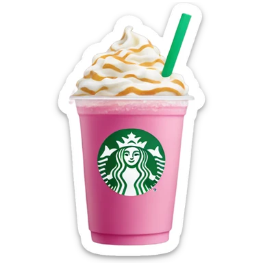 Starbucks pink drink sticker