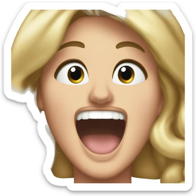 Adele excited sticker