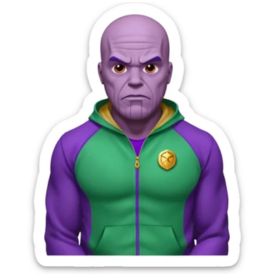 thanos from squid gam the k drama sticker