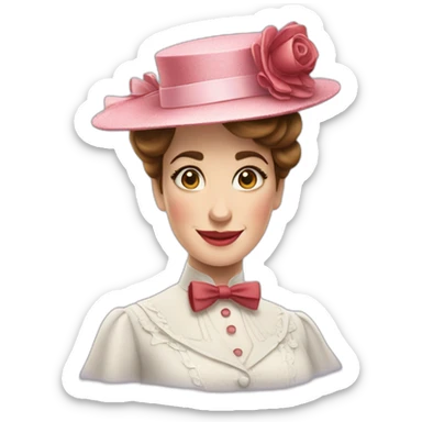 Mary Poppins winking sticker