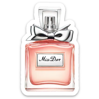 Miss dior perfume sticker