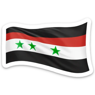 Free syria flag sticker