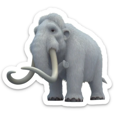 Mammoth sticker
