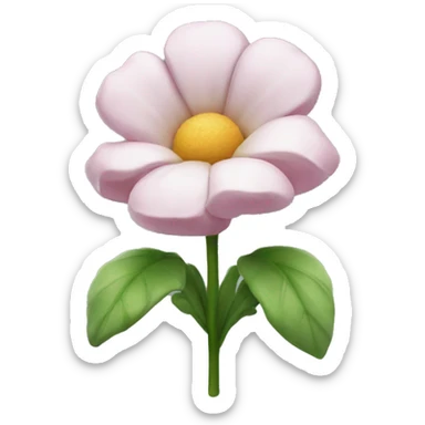 Dessert flower sticker