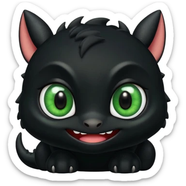 toothless make it cute sticker