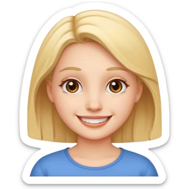 Dame un emoji de una chica caminando sticker