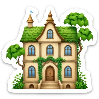 the old house from cinderella sticker