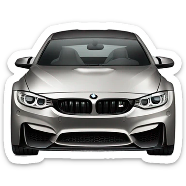 BMW m4 gts à 3 roue sticker