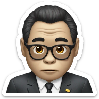 Gorilla with Kim yong un sticker