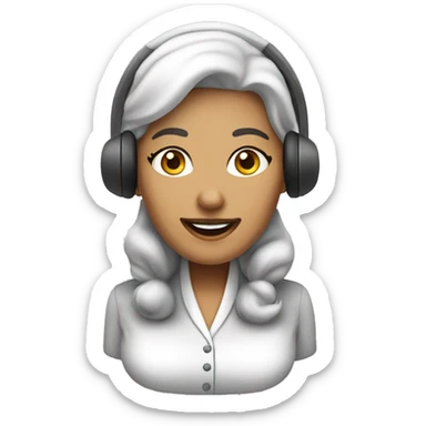 call center Mrs Clause sticker