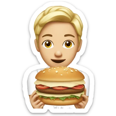 The social media-savvy foodie. sticker